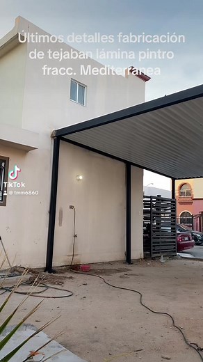 Fabricación de Tejaban con Lámina Aparente en Mexicali