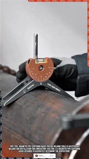 Pipe Tool: Magnetic Pipe Centering Gauge Precise Welding Innovation #tool #tools #innovation