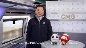 6.5K views · 98 reactions | Check out this 5G live-streaming studio in Beijing’s bullet train running at 350 km/h! President of China Media Group sent back his video message live, inviting global journalists to make good use of it during the Beijing Winter Olympics, which will kick off in 22 days. | PandaPaws | Facebook