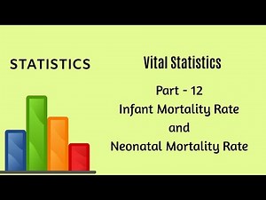 Vital Statistics -Demography- Part 12-Infant Mortality Rate and Neonatal Mortality Rate - Statistics