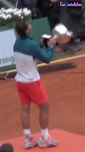 Bolt x Nadal = GOAT Energy 🐐🔥 #shorts #frenchopen
