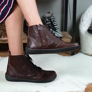 Men's Handmade Leather Ankle Boots: Zero Drop Barefoot Shoes - Etsy