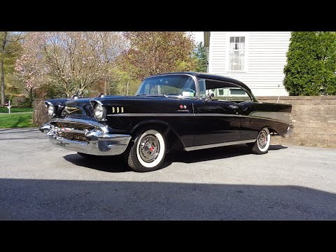 Fuelie ! 1957 Chevrolet Bel Air Fuel Injected in Black & Ride on My Car Story with Lou Costabile