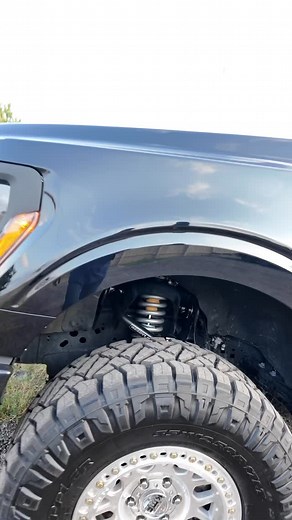 2024 Ford F 150 3.5 SST 2.1 @readylift kit and a set of @kmcwheels Grenade Beadlocks 17s wrapped in @nittotire Ridge Grapplers 35/12.50/17 #missiontx #956 #readylift #nitto #missiontx ridgegrapplers | JR'S Tires and Wheels