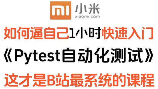 B站最详细的pytest自动化测试1小时快速入门