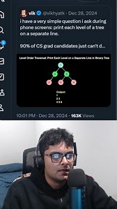 NeetCodeIO on Instagram: "CS Grads can't solve this LeetCode Easy question #leetcode #neetcode #dsa #python #algorithms #datastructure #java #javascript #cplusplus #hashmap #datastructures #programming #coding #faang #codinginterview #softwaredeveloper #softwareengineer #softwaredevelopment"