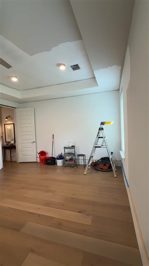 Transforming Our New Build Bedroom: DIY Skim Coat & Fireplace