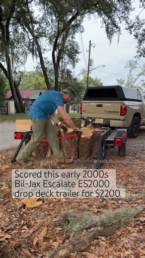 Have you seen a drop deck single axle? #trailer #contractor #landscaping #utilitytrailer