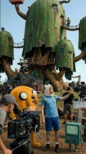BEHIND THE SCENES of the Adventure Time LIVE ACTION 😲
