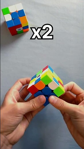 How to Solve a Rubik's Cube in 2 Moves!!😲