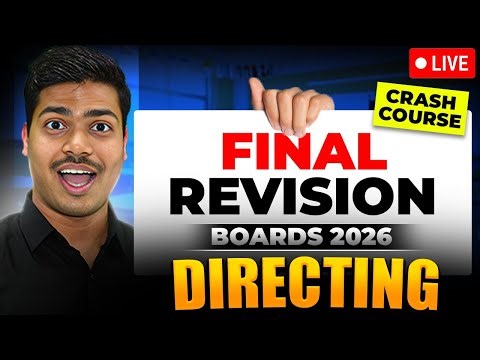 DIRECTING | FINAL REVISION 🔴LIVE | WITH ALL NCERT KEY WORDS | CLASS 12 BUSINESS STUDIES BOARDS 2026.
