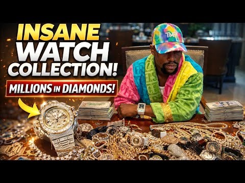Inside Floyd Mayweather’s $100M Watch Collection 💎 Luxury Watches & Diamond Timepieces #millionaire