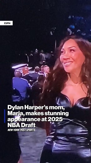 The biggest winner of the draft so far: Maria Harper (Dylan’s mom) 🏀💕 | New York Post Sports