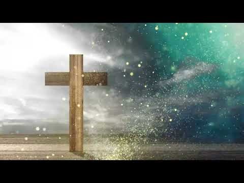 HD Christian Cross, Motion Background With Dust Particles| VFX FOOTAGE