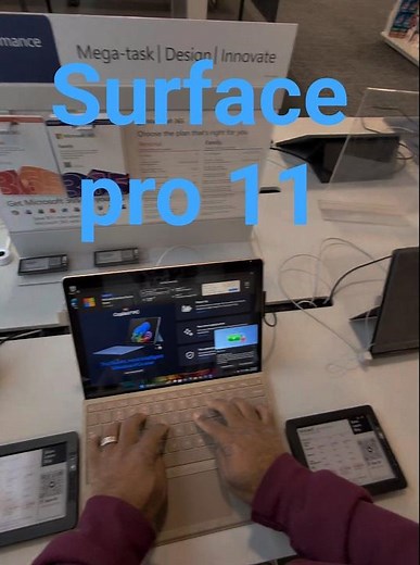 Microsoft Surface Pro 11....who's this for #shorts #shortvideo #microsoft