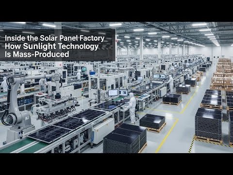 Inside the Solar Panel Factory – How Sunlight Technology Is Mass-Produced