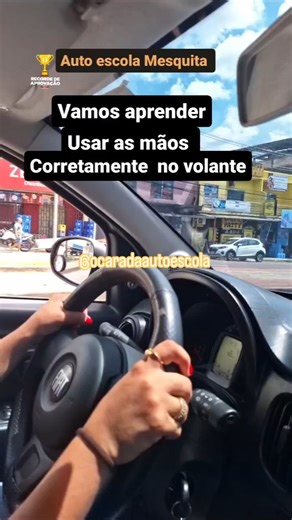 Francisco pinto de mesquita on Instagram: "MÃOS corretas no Volante #ocaradaautoescola #dirigirbem #examededireção #autoescolas #contran #resoluçãocontran"
