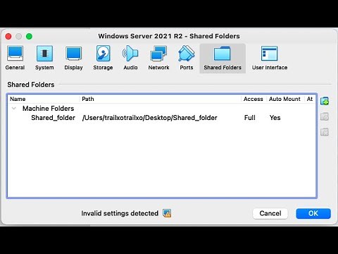 Installing a Shared Folder in a VM of Virtual Box