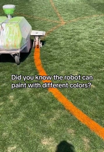 Painting it orange today 🦃🥧 #orange #linemarking #thanksgiving #autumncolors #turftank