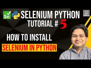Mind Luster - Learn Selenium Python Tutorial 5 How to Install Selenium in Python