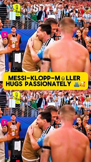 Messi-Klopp-Müller Hugs passionately #worldcup2026 #foryou #shorts #football #clips
