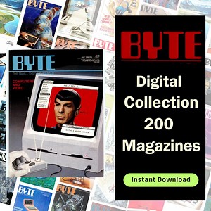 BYTE Magazine Digital Collection | 200 Issues | 1975-1995 | Vintage Tech & Computing History | Instant Download - Etsy