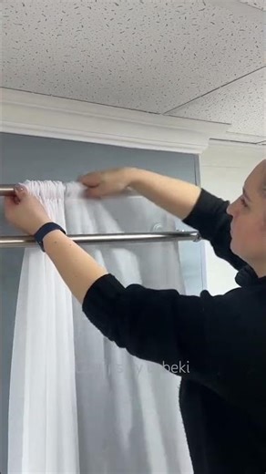 Curtain hacks to install curtain #interiordesign #diy #tips #tricks