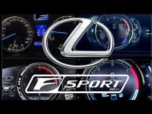 Lexus F Line Acceleration Battle