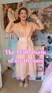 (gushing over) Outfit of the Day! 1930s Outfit of my Dreams #vintagefashion #1930s #poirot