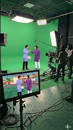 How Movies Use Green Screen 🤯 | INSANE Behind The Scenes VFX Setup! #shorts #shortfeed #viral #fyp
