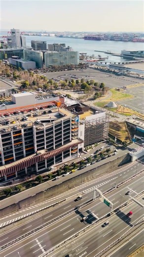 📍Odaiba Tokyo .View from the top of the building of Fuji Tv 😍