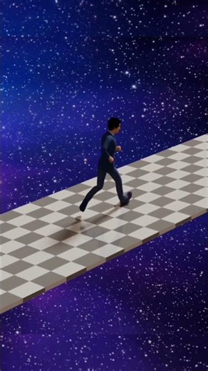 Endless Run in Space 😱👀 | Infinite Loop #1 | 4K | #shorts #explore #viral #new