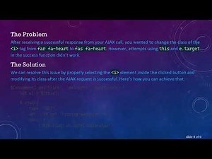 How to Easily Change Icon Classes with AJAX in JavaScript