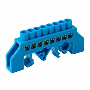 [Hot Item] European Standard Screw DIN Rail Brass Earth Terminal Blocks with ISO9001