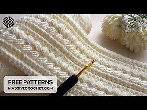 VERY EASY & UNUSUAL Crochet Pattern for Beginners!⚡️❤️ Crochet Stitch for Baby Blanket & Bag
