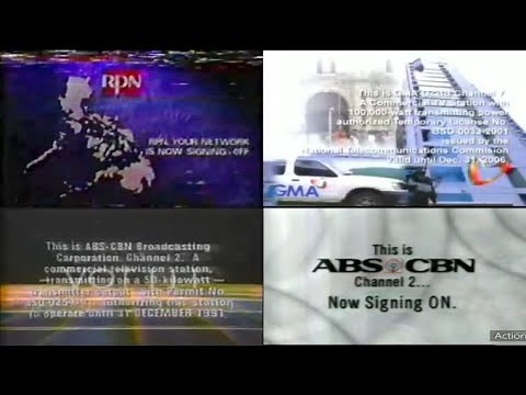Lost Filipino TV Sign-offs and ons [LOST MEDIA]