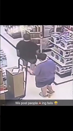 Lady Poops on herself in a store