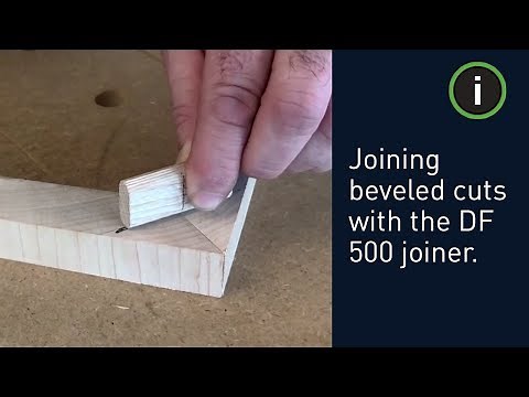 Festool Training: How to Beveled Piece with the DOMINO joiner
