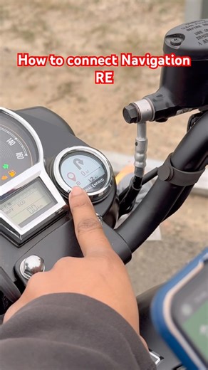 Royal Enfield Navigation Setting Classic350 // how to set navigation bike