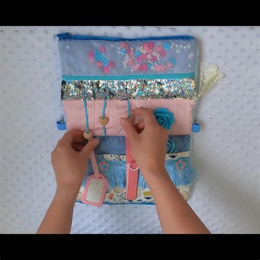 Soft and Warm Alzheimer's Sensory Quilt - Dementia Fidget Mat and Muff 2 in 1, Dementia Activities to Keep Hands Busy, Gift for Grandma - Etsy