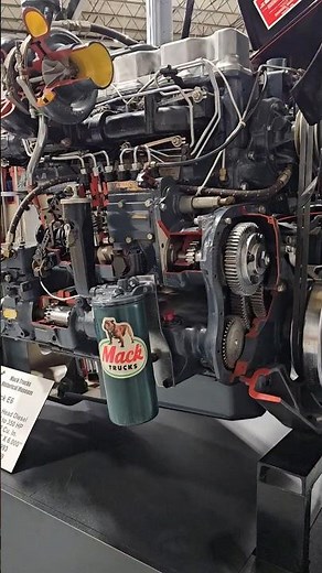 Inside a Diesel Mack Engine and Transmission "Cut a Way"