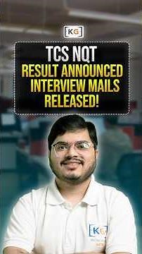 TCS NQT Result Announced! #tcsnqt2026