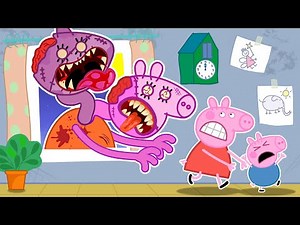 Peppa Pig Zombie Apocalypse: Family vs Giant Zombies in Funny Animation! Peppa Funny Animation