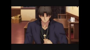 神父の食事シーン