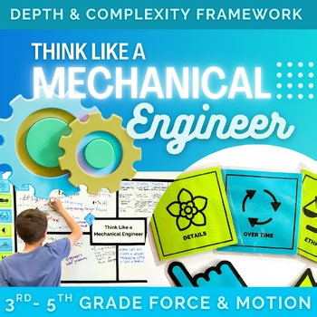 Depth & Complexity Thinking Frame for 3rd, 4th, 5th STEM Forces & Motion