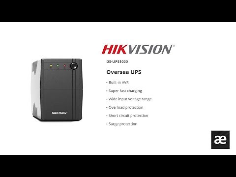Unboxing & Demo of Using the Hikvision DS-UPS1000 600 Watt UPS