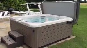 HotSpring Vanguard in ice grey with grey cabinetry. Why settle for anything other than the world's number one hot tub manufacturer. This was installed including Bluetooth music and the Ace salt water sanitisation system. Call and purchase the best hot tubs available with over 1.5 million HotSpring spa customers worldwide. T 01302 845444 M 07956 001001 www.mrhottubs.co.uk www.hottubmonkey.co.uk We also offer on our HotSpring range 0% finance. | Mr Hot Tubs Limited
