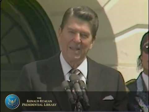 Ceremony to launch Drunk Driving campaign and Presidential Humanitarian Award to Michael Jackson