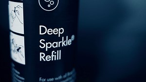 What size & capacity are CO2 cylinders for sparkling water dispensers?