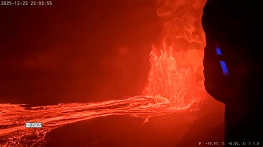 Livestream of Kīlauea eruption shows 2 men walking through volcano’s restricted area | Maui Now